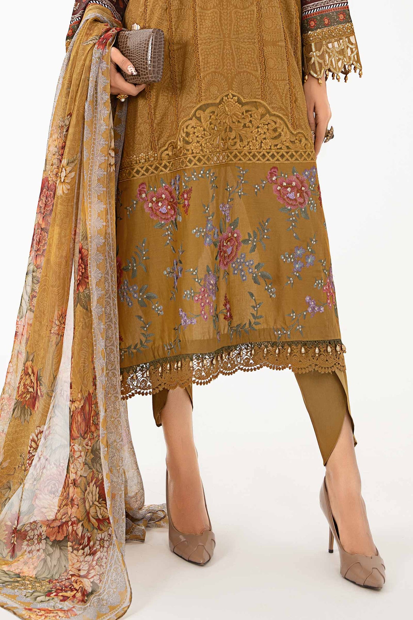 3 Piece Printed Lawn Suit | MPS-2202-A