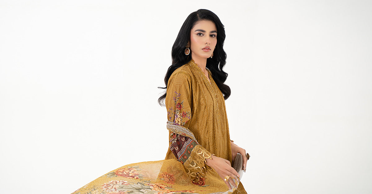 3 Piece Printed Lawn Suit | MPS-2202-A