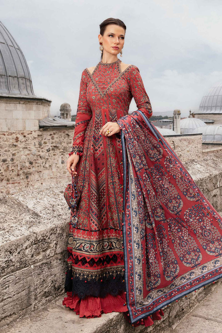 3 Piece Unstitched Printed Cambric Suit | MPT-2302-B M.Prints MPT302B-999-00B