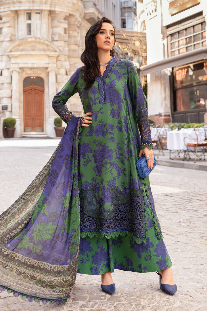 3 Piece Unstitched Printed Cambric Suit | MPT-2309-B M.Prints MPT309B-999-00B