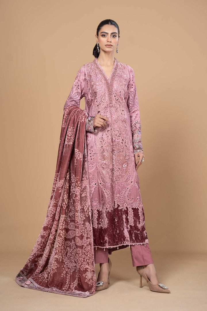 Suit Ash Pink DLS-1106 Stitched Linen DLS1106-SML-API