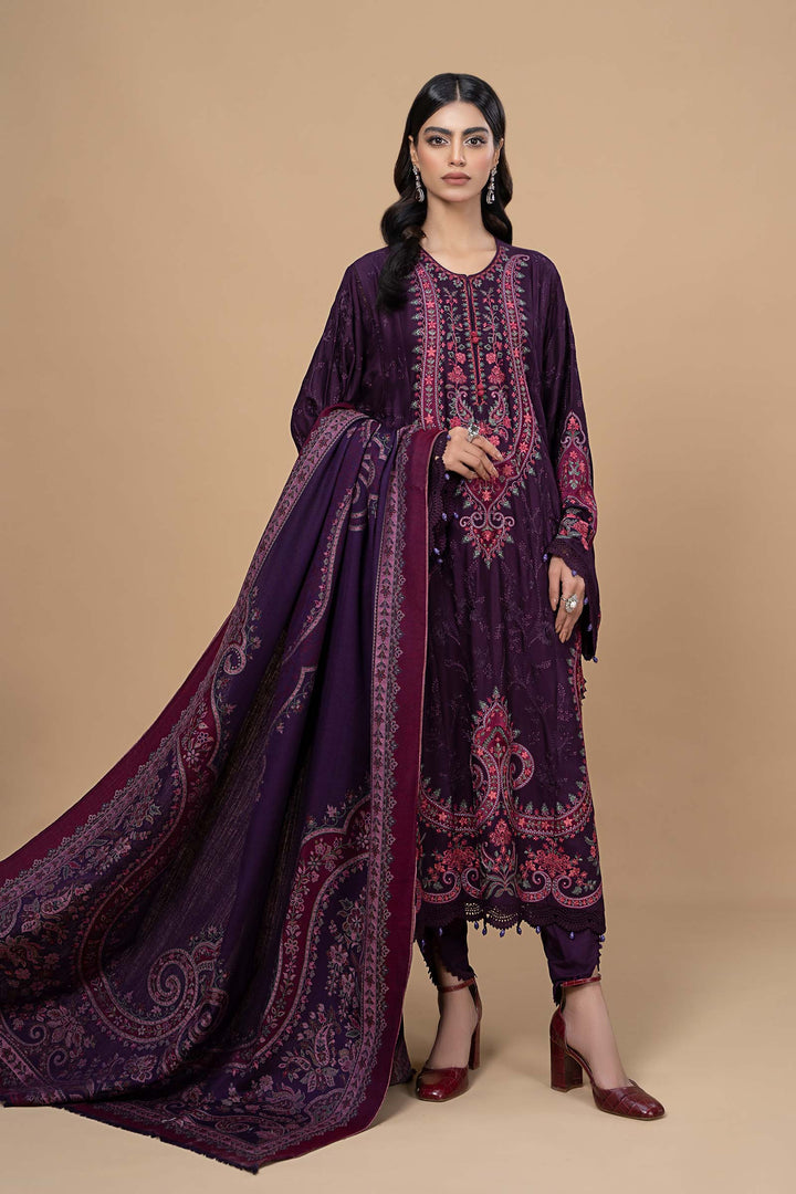 Suit Purple DLS-1108 Stitched Linen DLS1108-SML-PRP