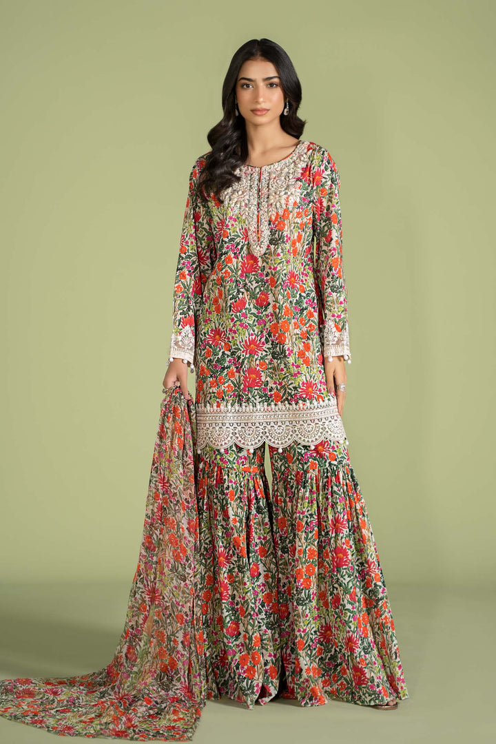 3 Piece Embroidered Lawn Suit | DW-EF24-114 Mommy & Me DWEF114-ESM-PDW