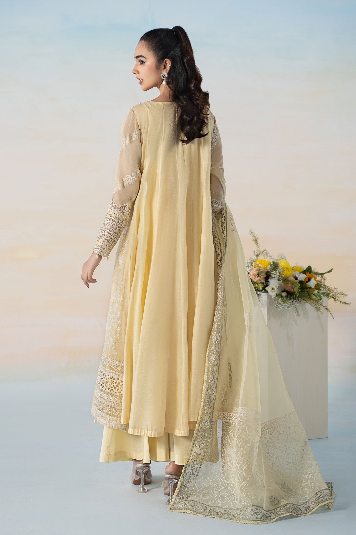 3 Piece Embroidered Lawn Suit | DW-EF24-06