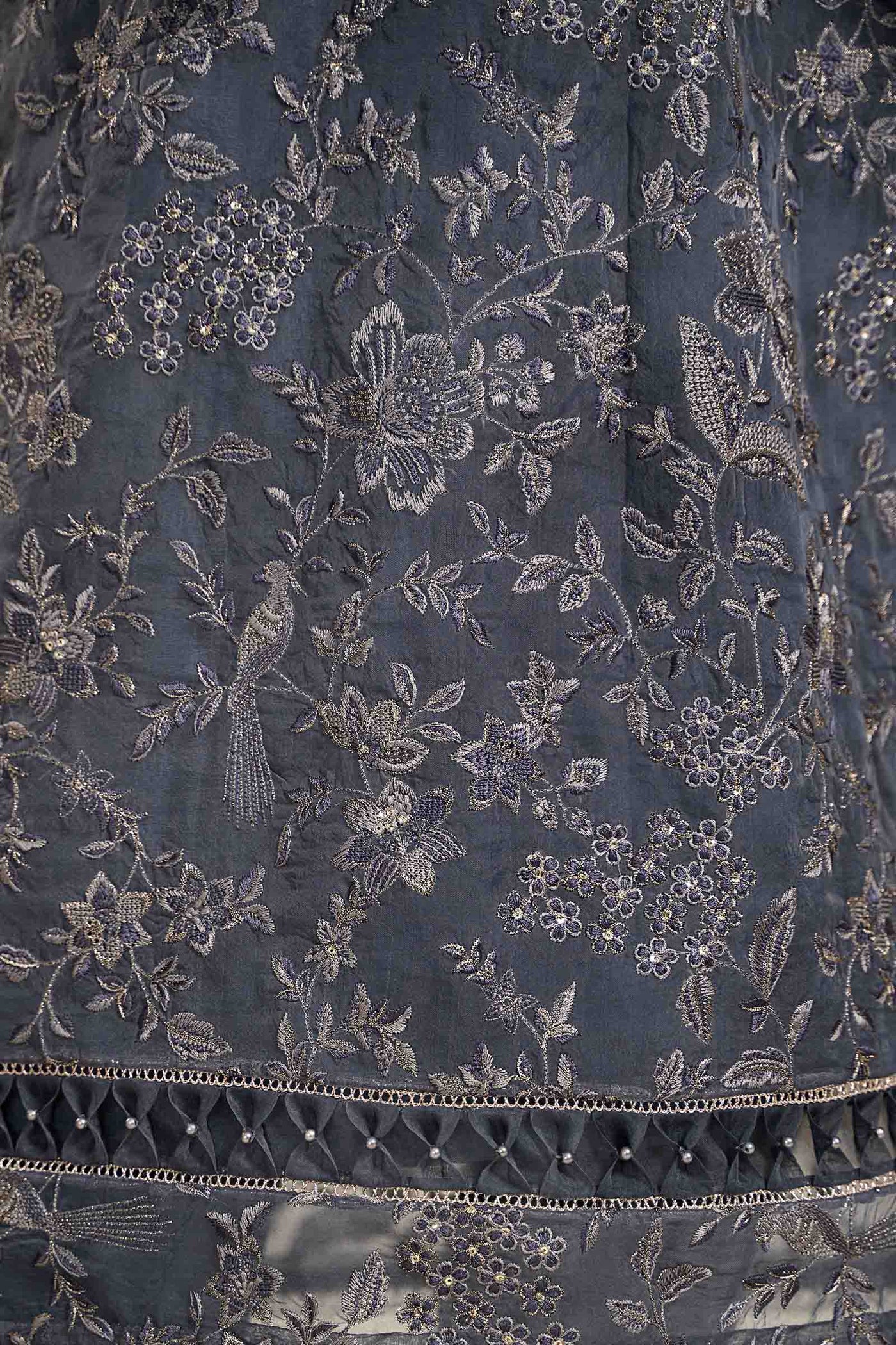 Embroidered Organza Dupatta | LF-711-D