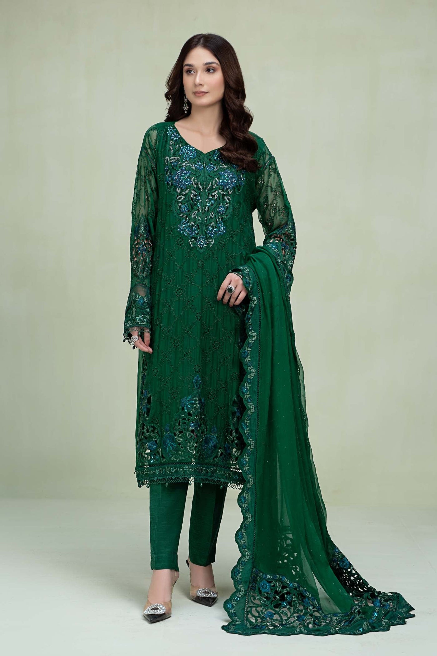 Suit Emerald Green MCS-23-108