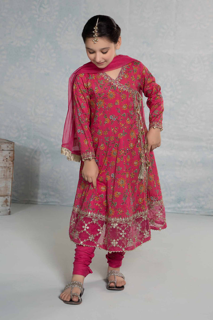 3 Piece Embroidered Lawn Suit | MKD-EF24-28 Mommy & Me MKD2428-023-PTD